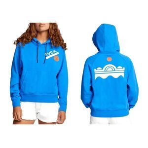 Blue RVCA Bailey Dolman Hoodie | Small